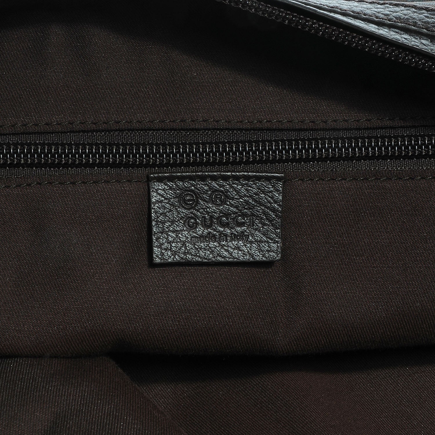 Gucci Nylon Monogram Oversized Overnight Bag Brown 6 of 7