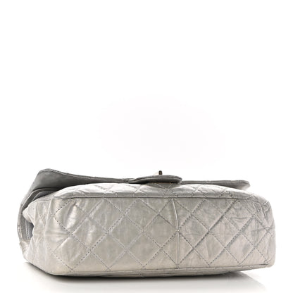 Chanel Metallic Aged Calfskin Quilted 2.55 Reissue 227 Flap Silver 4 of 12