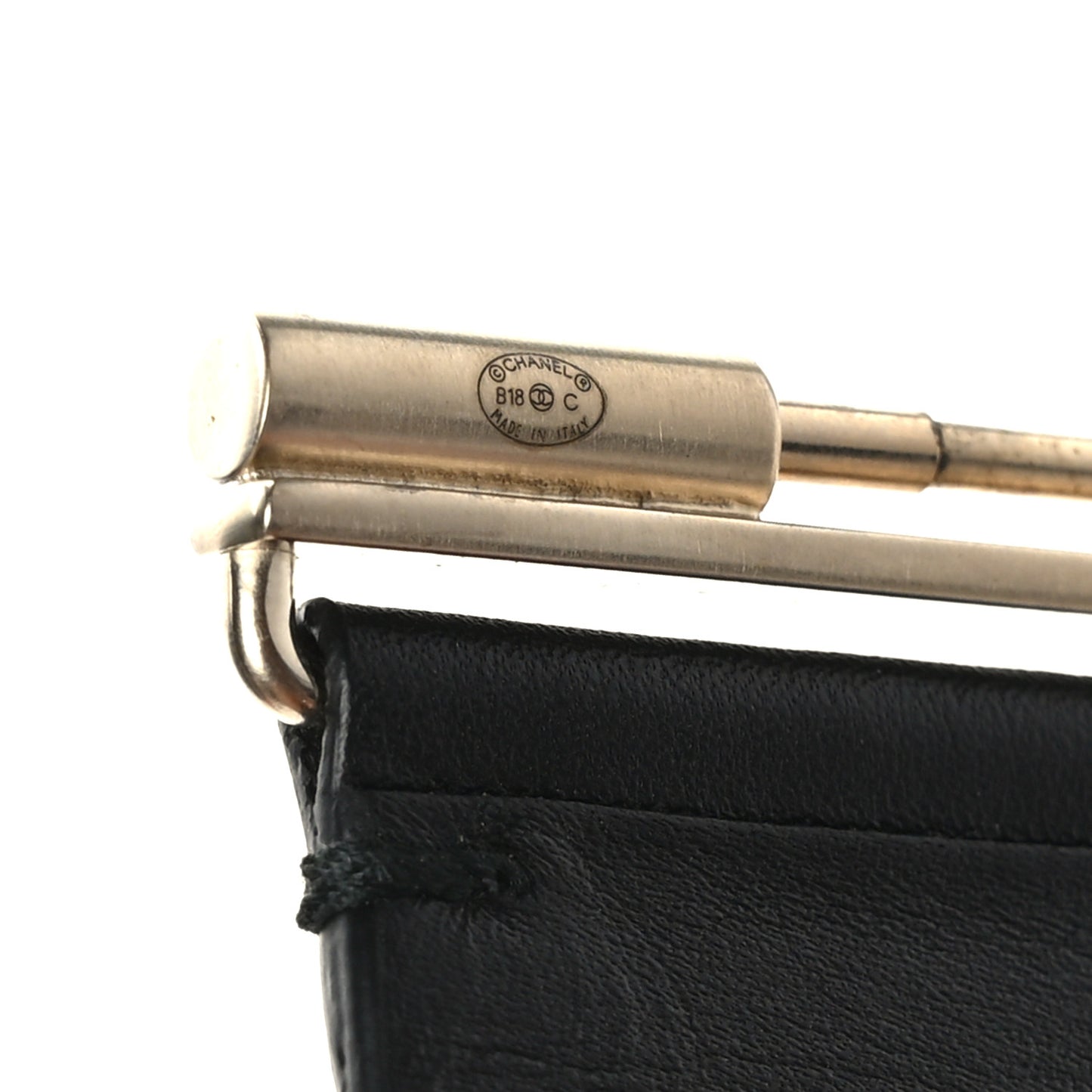 Calfskin CC Wide Cuff M Black