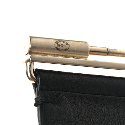 Chanel Calfskin CC Wide Cuff M Black 5 of 5