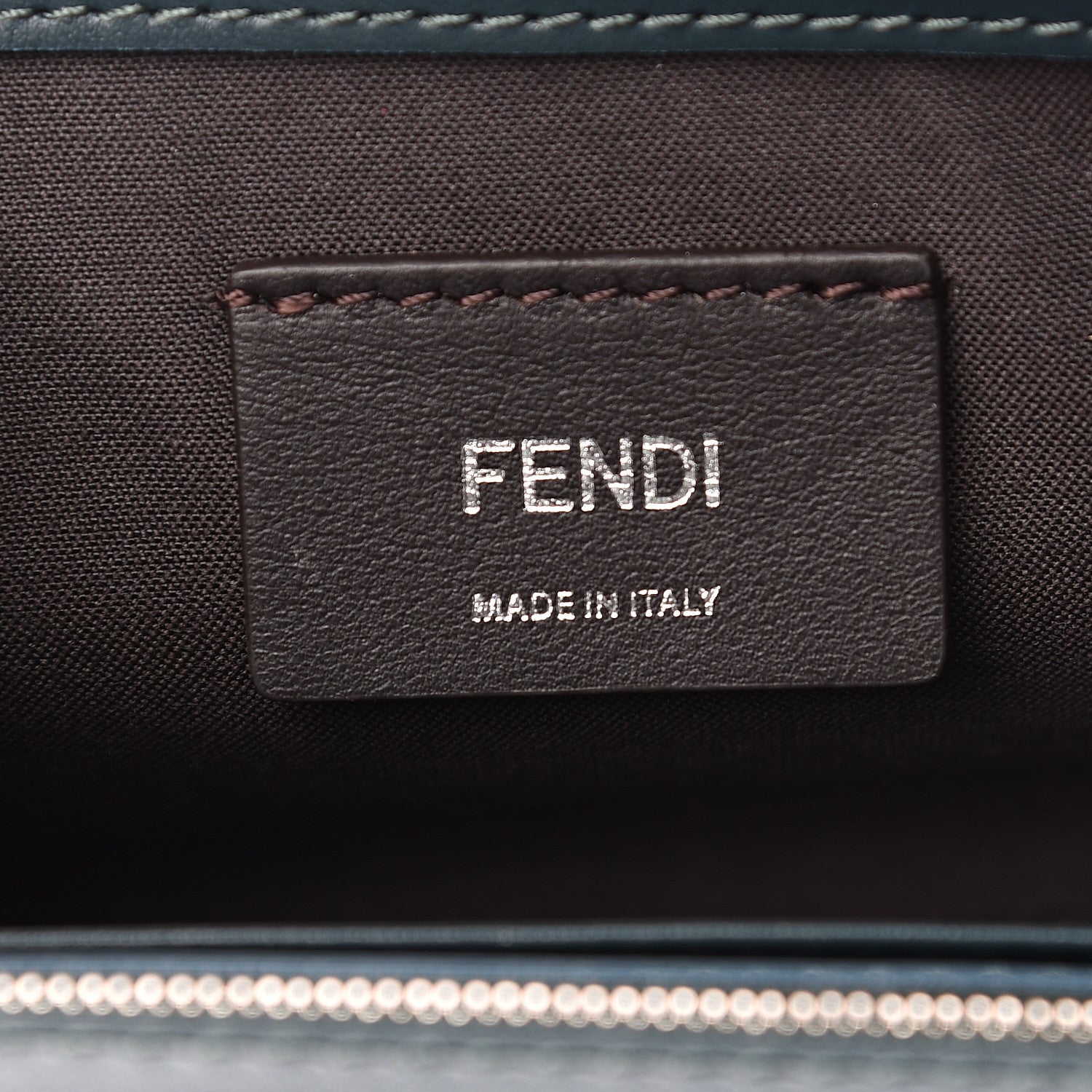 Fendi Velvet F is Wallet on Chain Green 5 of 8