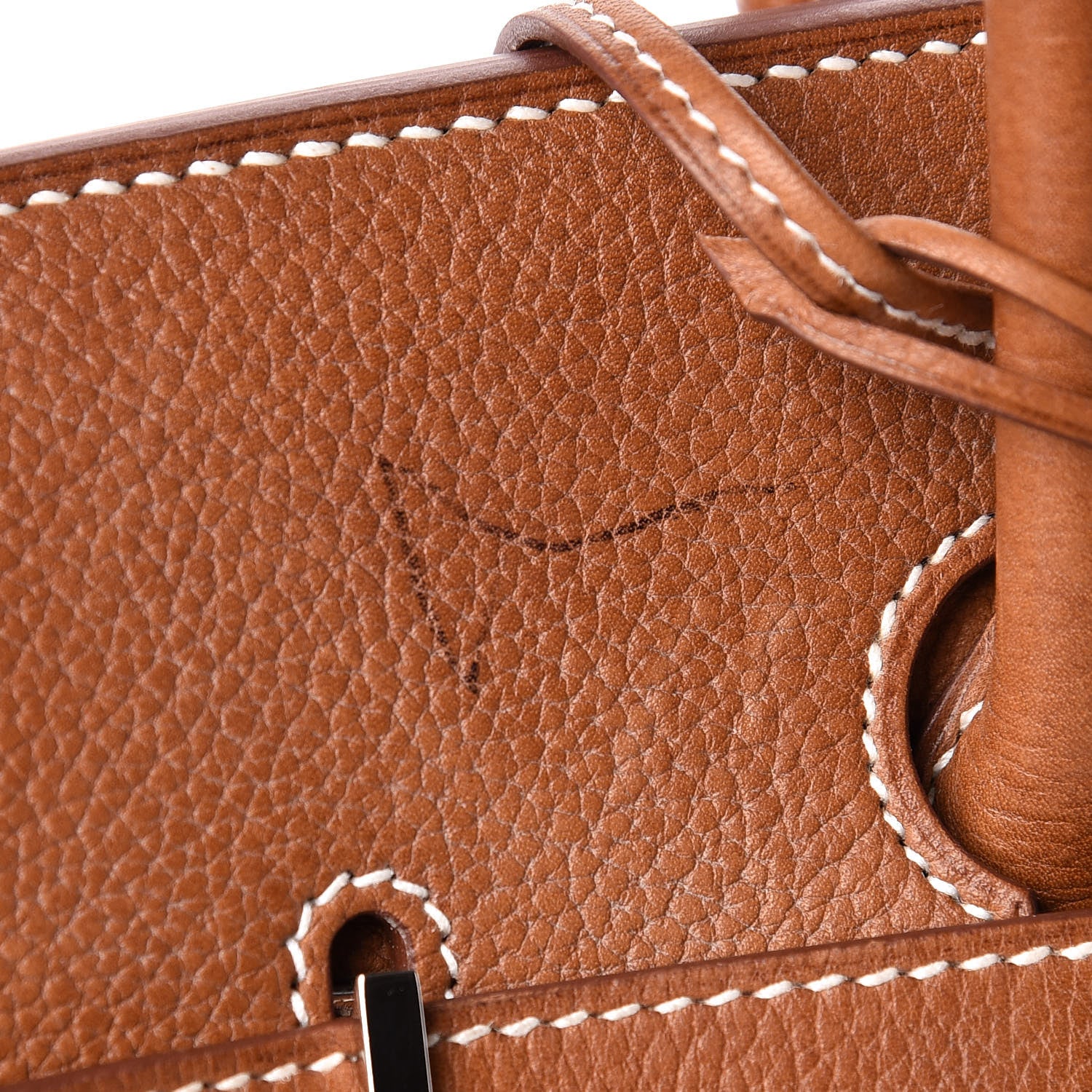 Hermes Natural Barenia Faubourg Birkin 35 Fauve 32 of 46