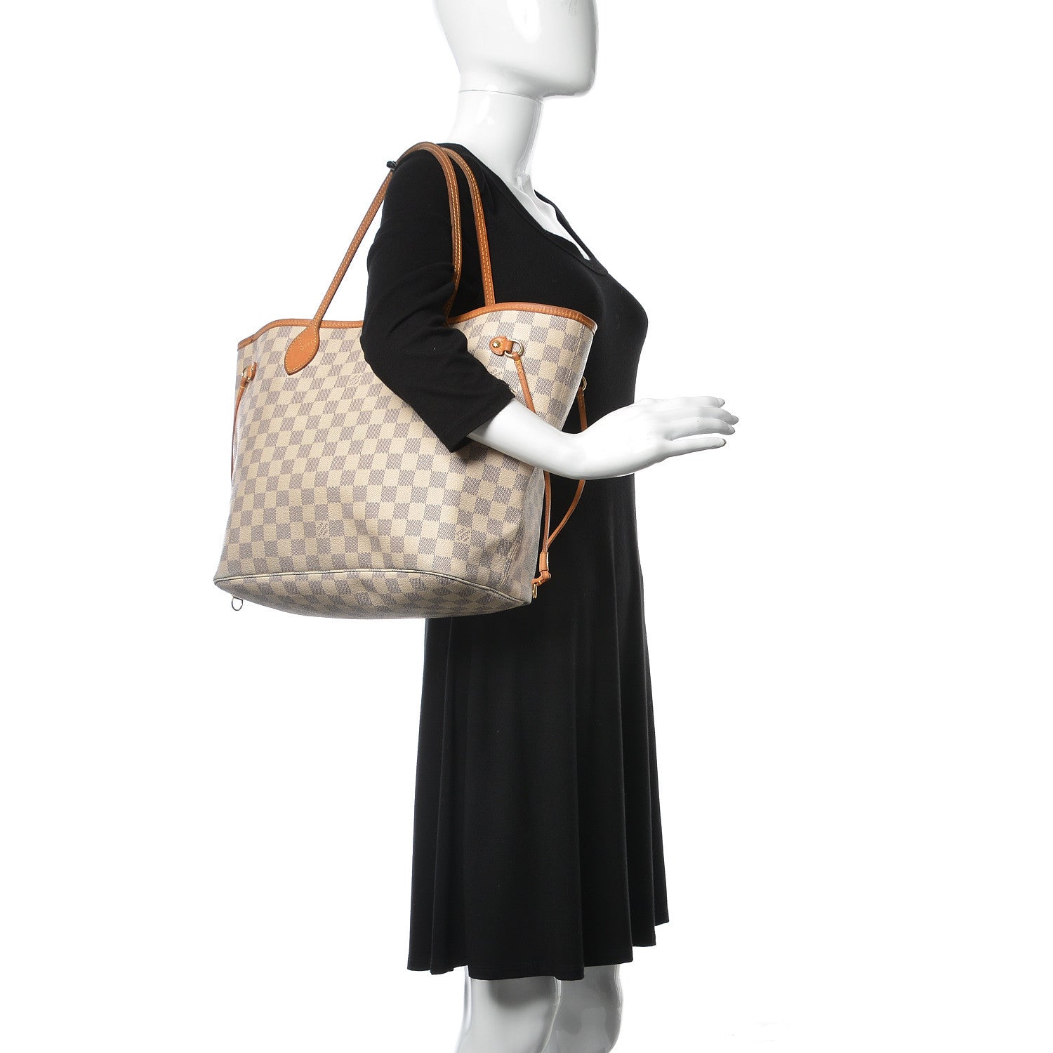 Louis Vuitton Damier Azur Neverfull MM 2 of 27