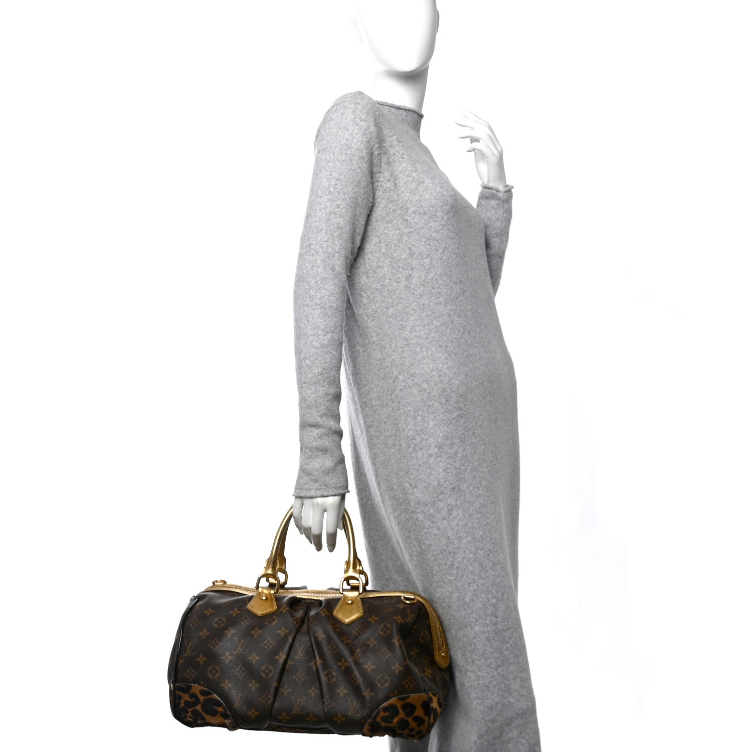 Louis Vuitton Monogram Leopard Stephen Bag 3 of 12