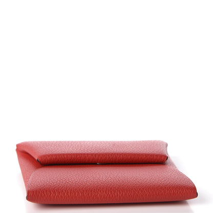 Hermes Evercolor Bastia Coin Purse Rouge De Coeur 3 of 8