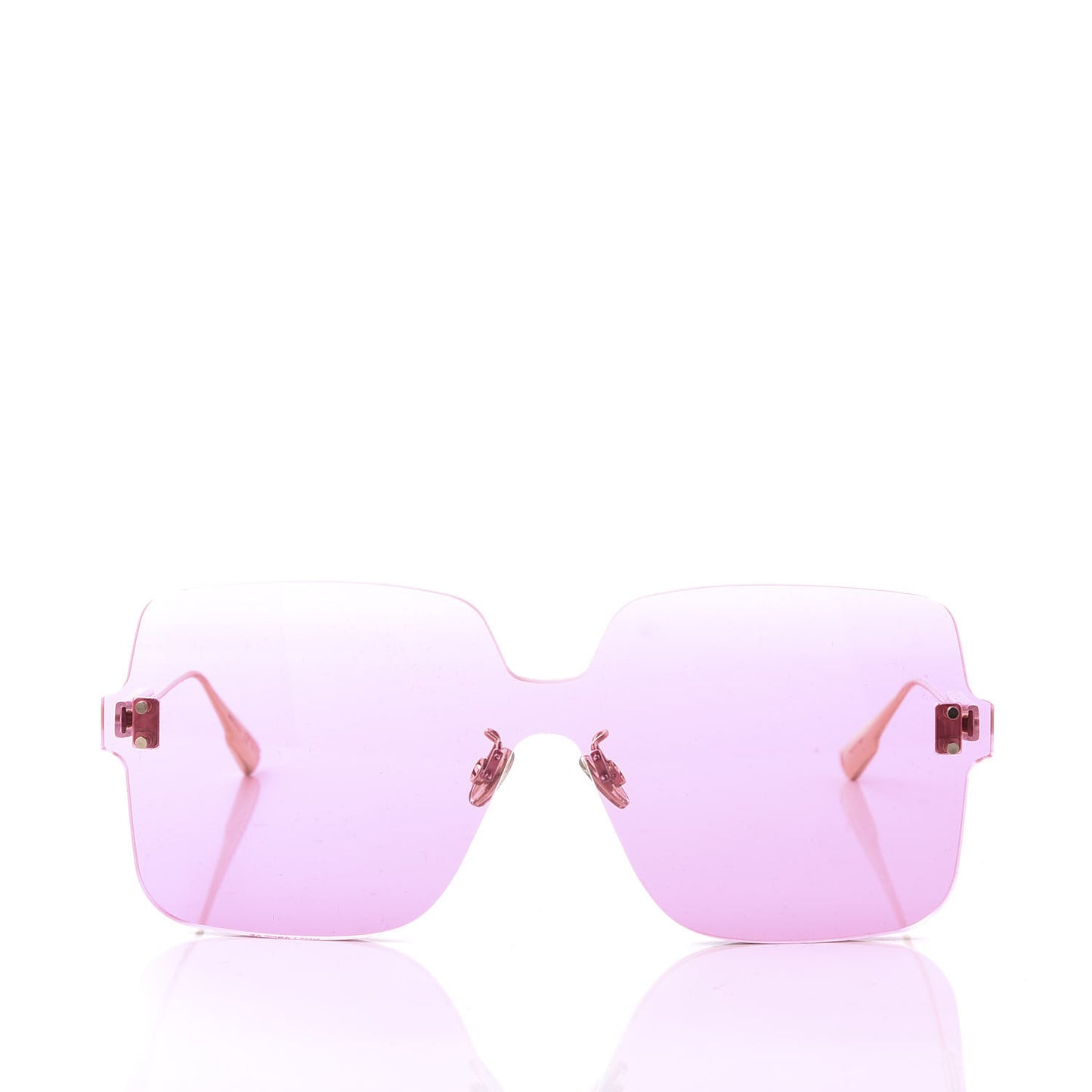 Color Quake 1 Square Shield Sunglasses Fuchsia