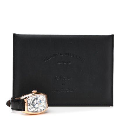 Franck Muller 18K Yellow Gold Alligator 36mm Master of Complications Automatic Watch 7880HRJN 6 of 6