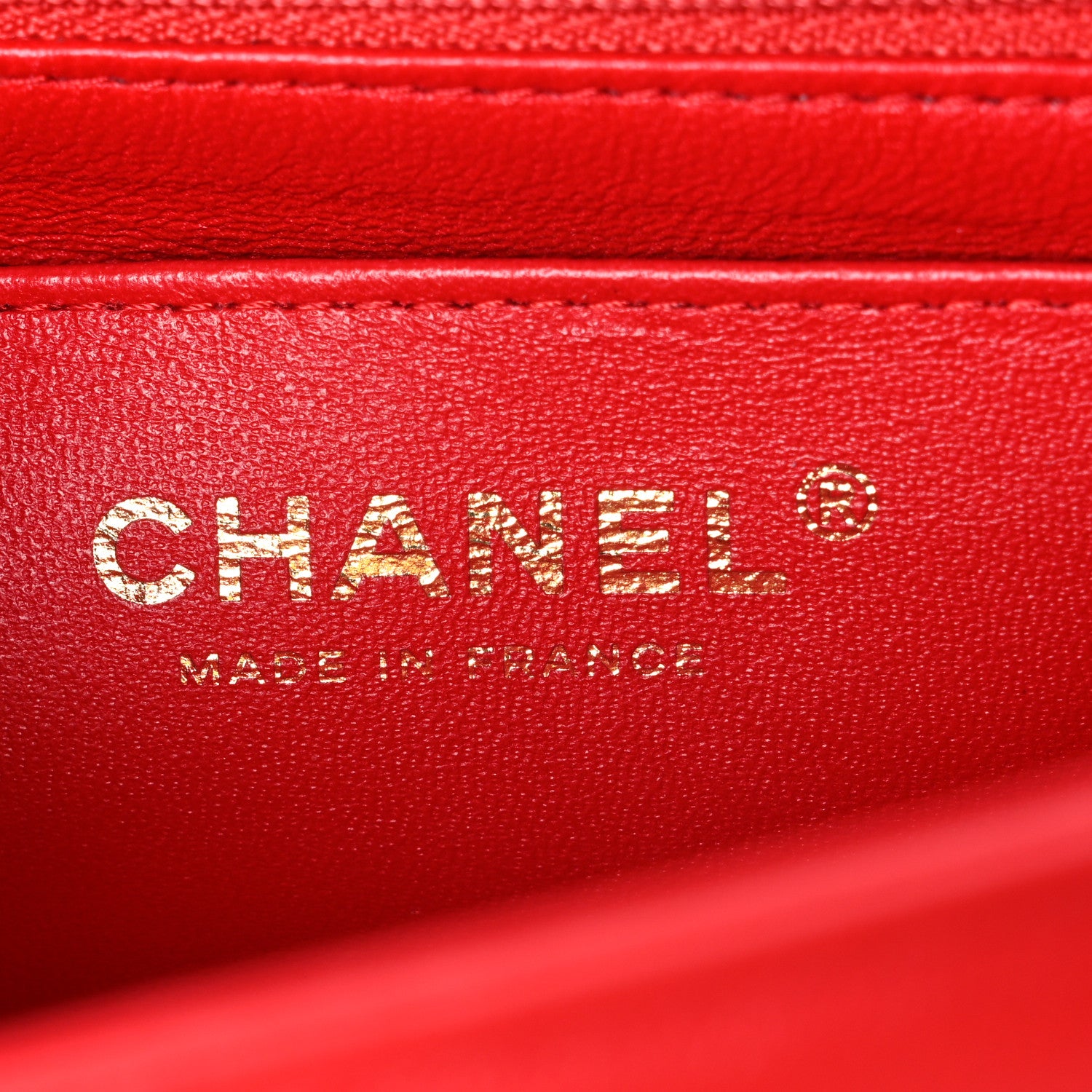 Chanel Lambskin Resin Crystal Square Quilted Monacoco Mini Flap Red 6 of 10