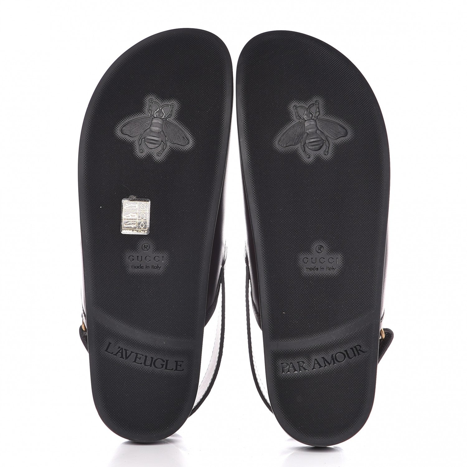 Gucci Calfskin Mens Horsebit River Slingback Slippers 9 Cocoa 5 of 10