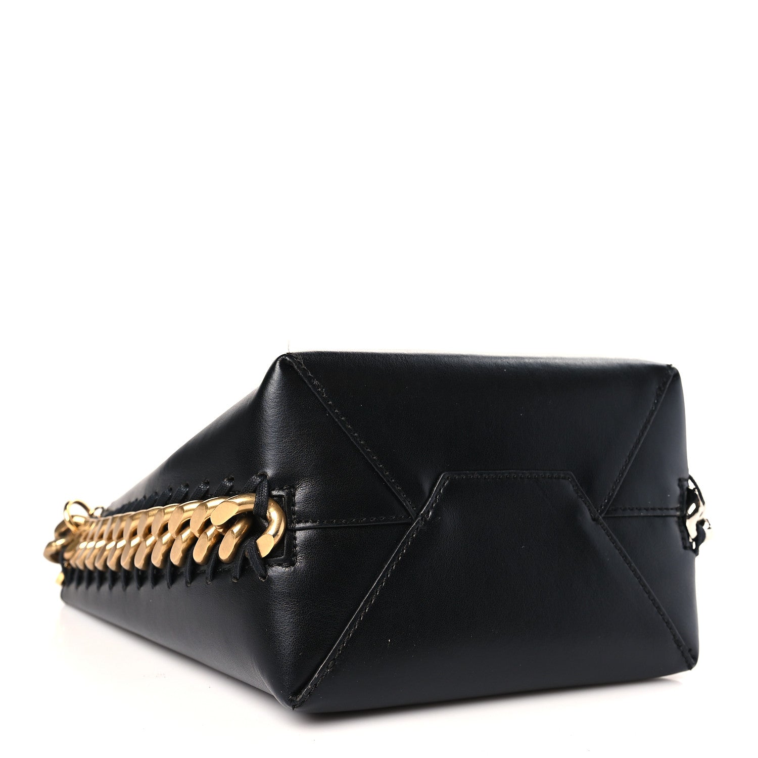 Stella McCartney Eco Alter Nappa Frayme Bucket Bag Black 4 of 9
