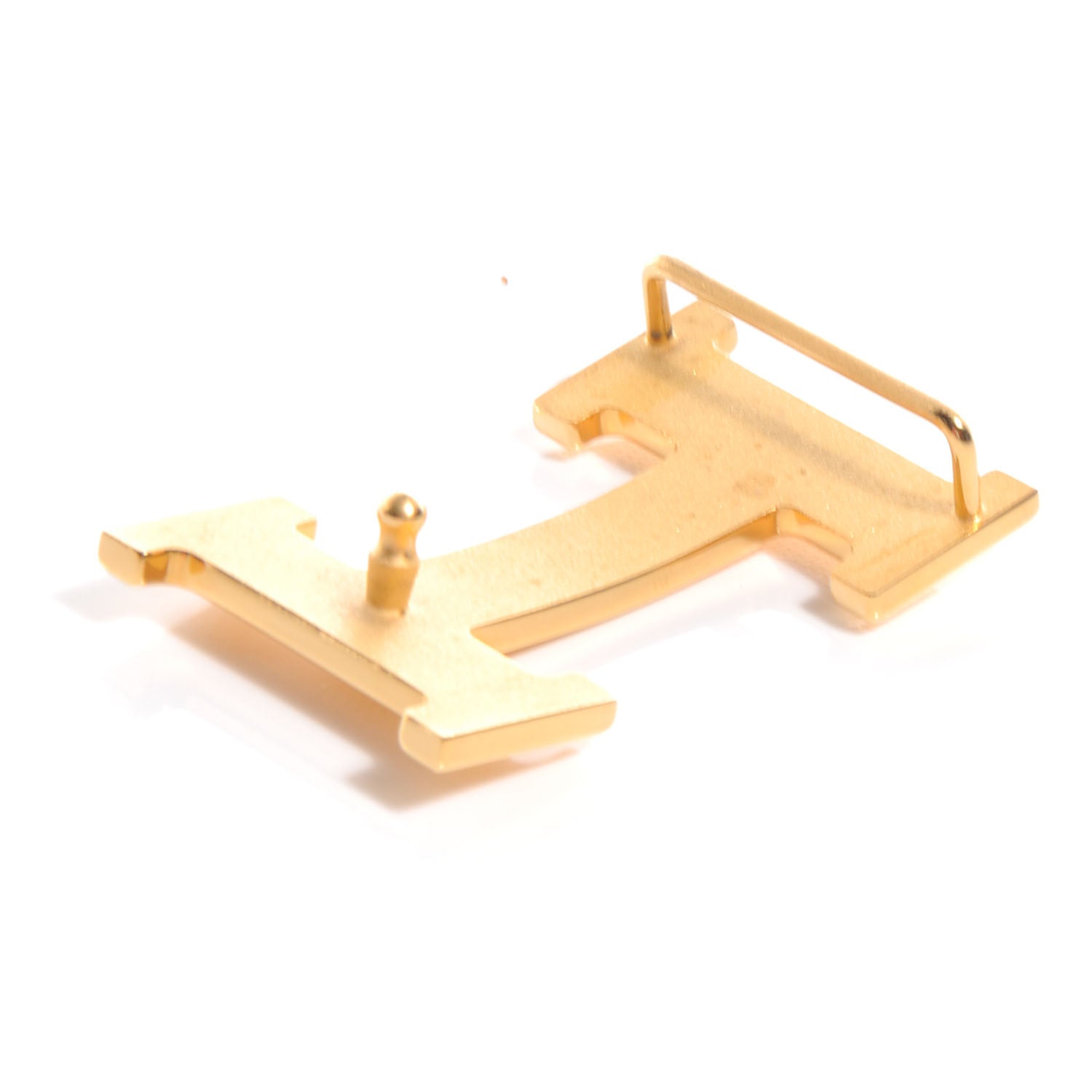Hermes Guilloche H Belt Buckle Gold 3 of 5
