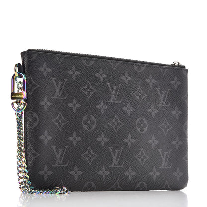 Louis Vuitton Monogram Eclipse Fragment Design iPad Pouch 3 of 8
