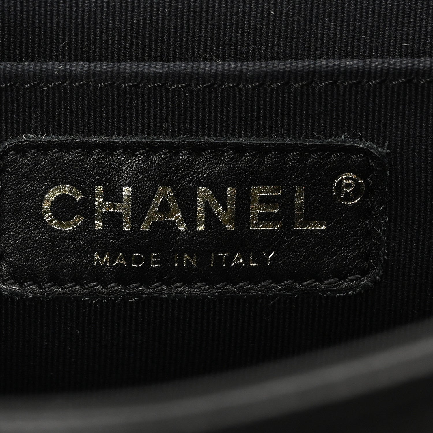 Chanel Shiny Caviar Quilted Small Pockets Drawstring Backpack Black 6 of 10