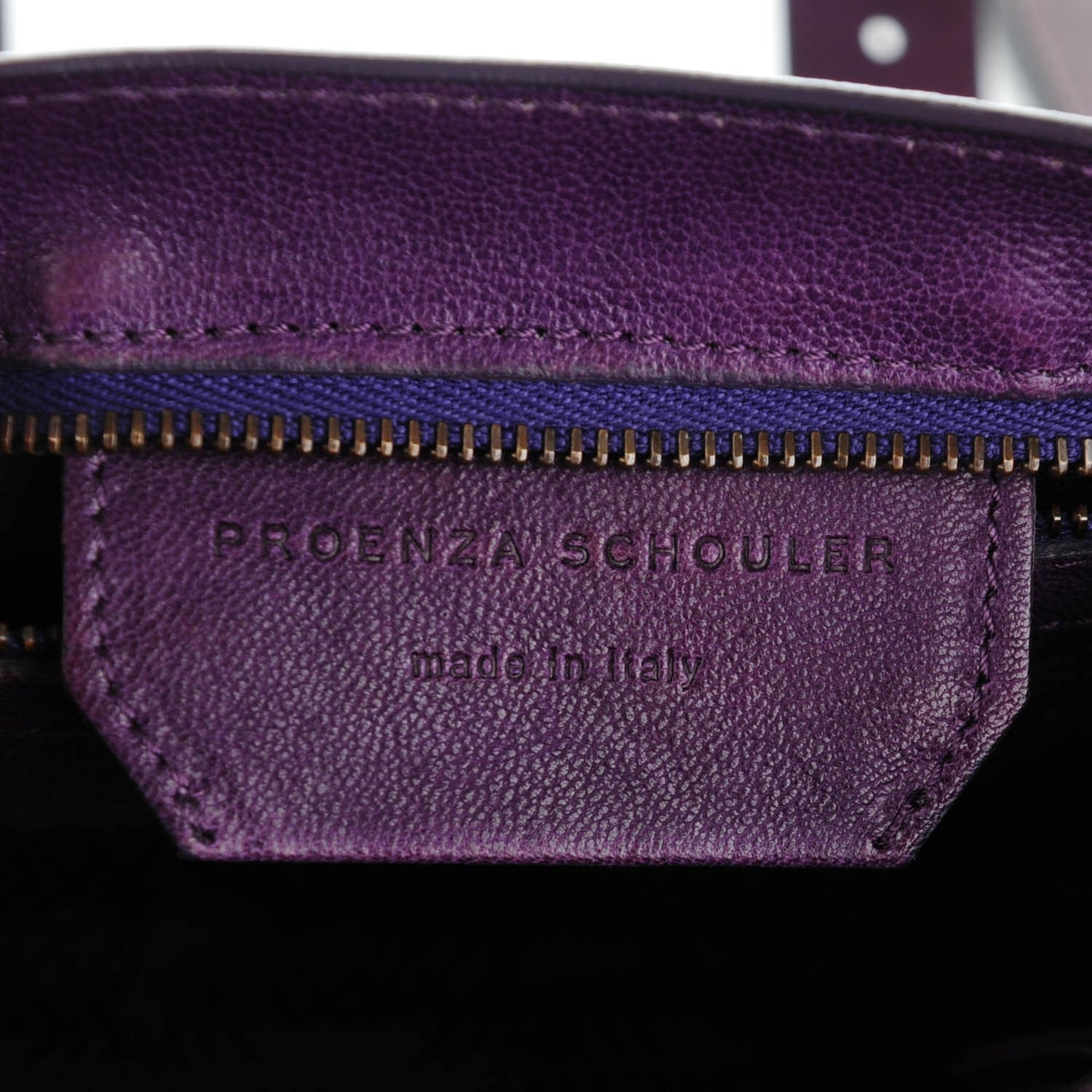 Lambskin PS1 Pouch Messenger Plum