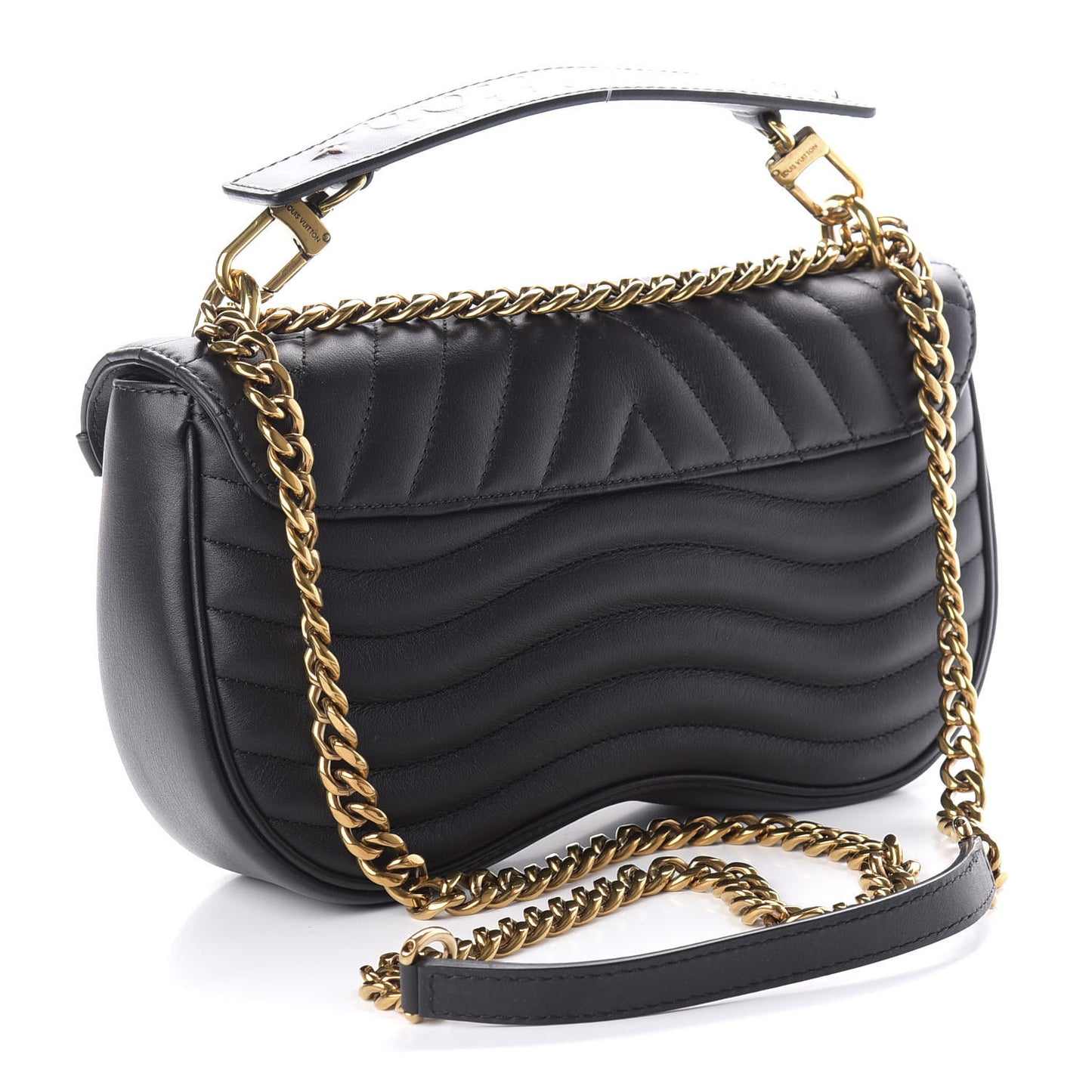 Calfskin New Wave Chain MM Black