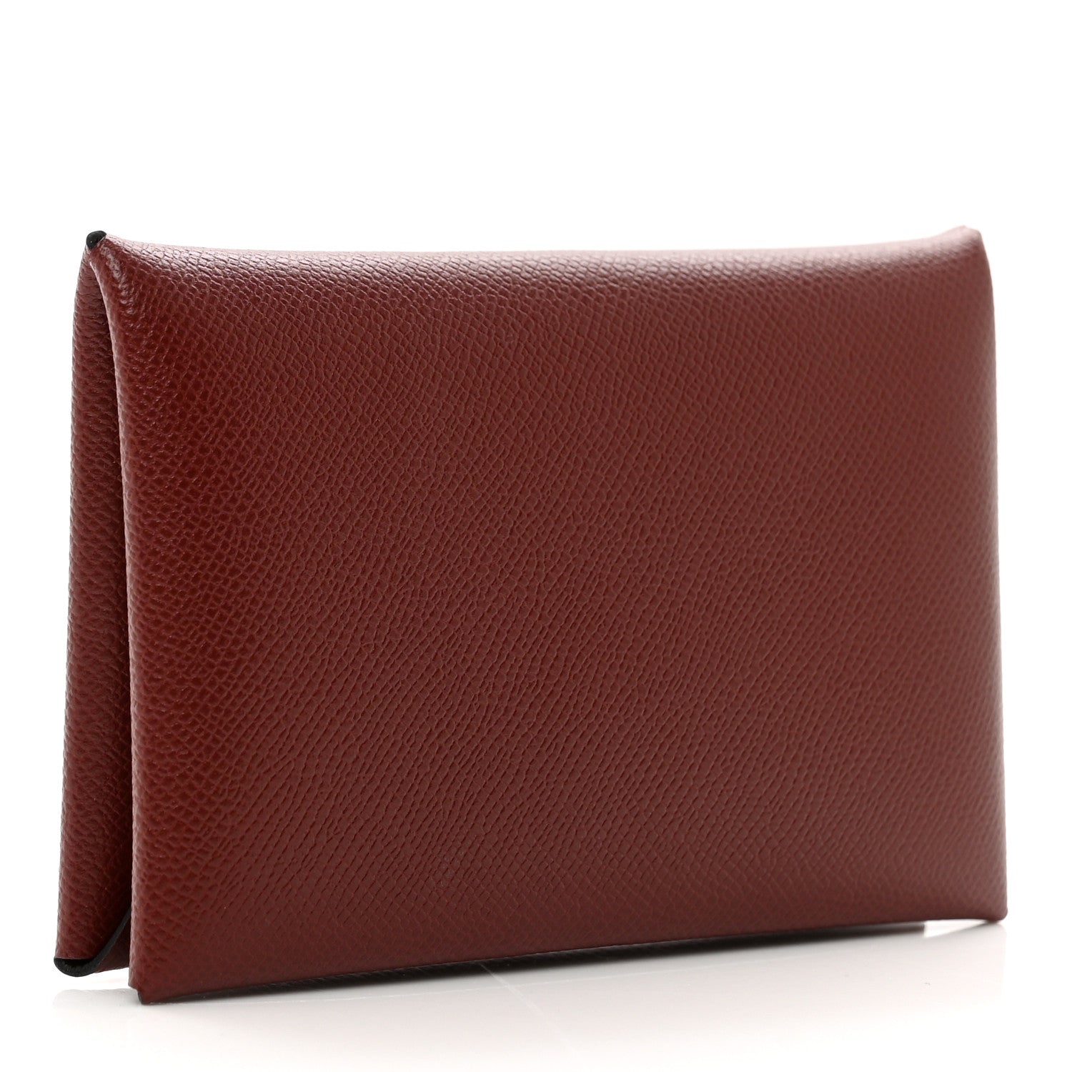 Hermes Epsom Calvi Card Case Rouge H 3 of 7