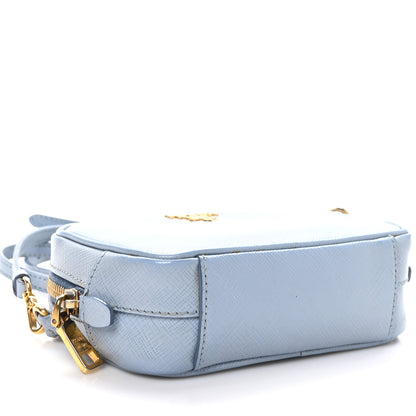 Prada Saffiano Mini Camera Crossbody Bag Astrale 4 of 10