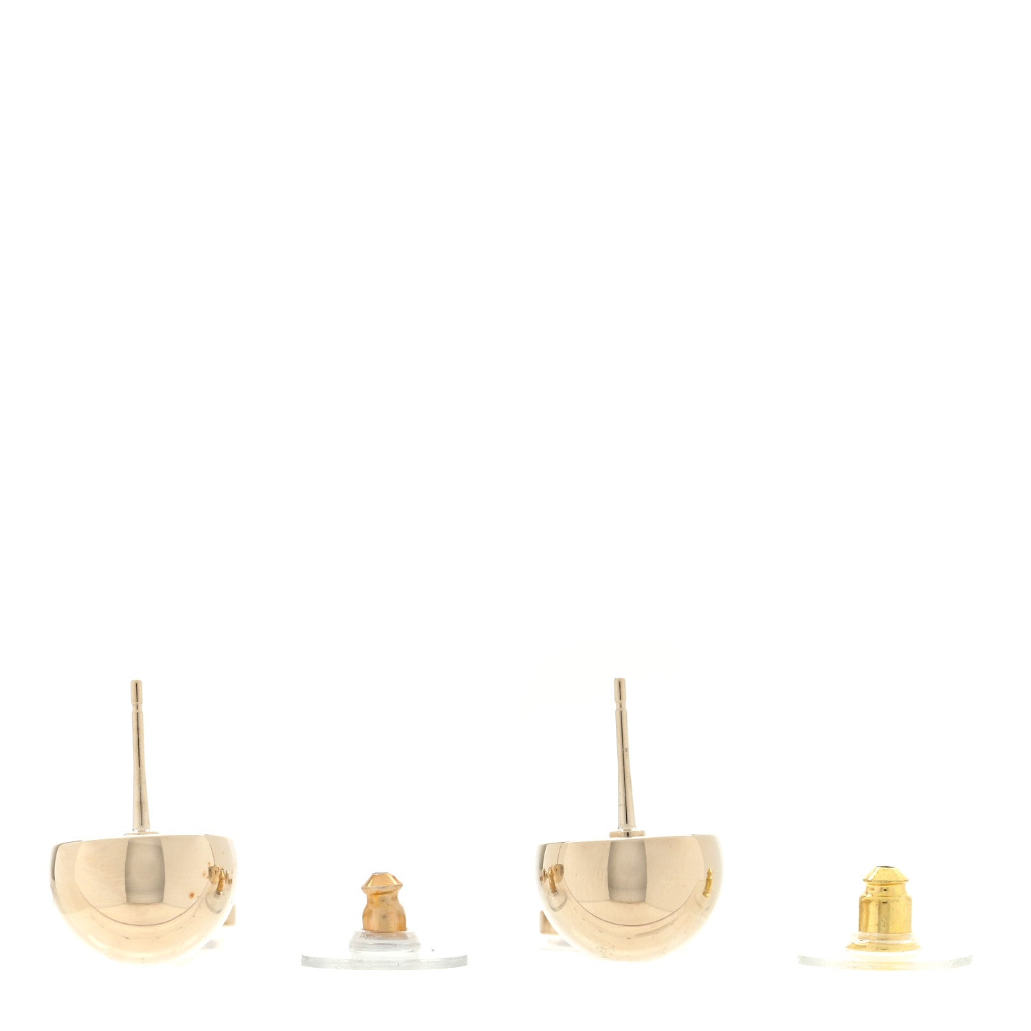 Chanel Metal CC Drop Earrings Gold 3 of 4