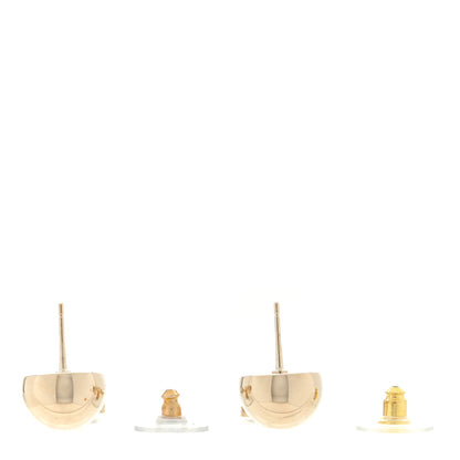 Chanel Metal CC Drop Earrings Gold 3 of 4
