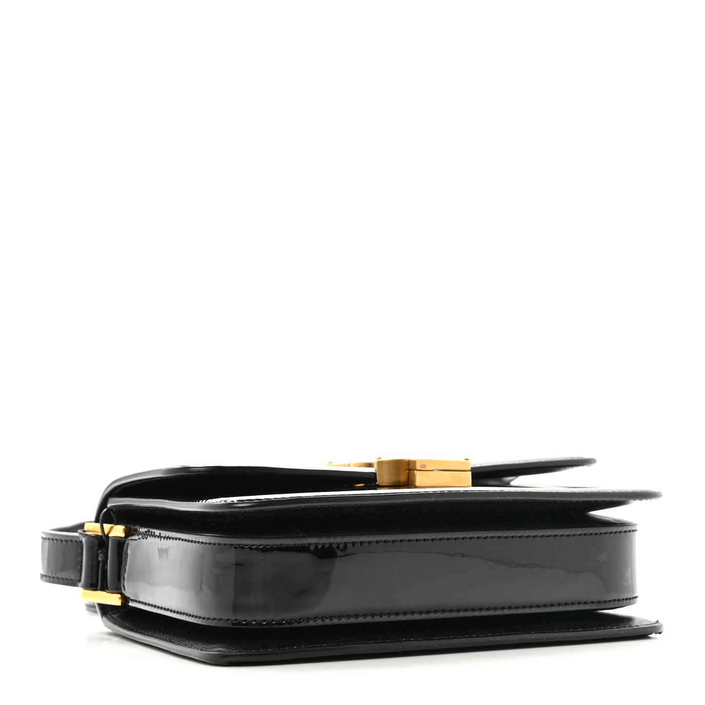 Vernice Diamond Small Solferino Satchel Black