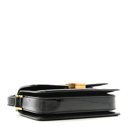 Saint Laurent Vernice Diamond Small Solferino Satchel Black 4 of 9