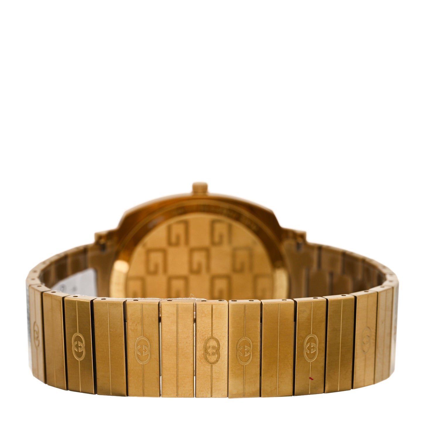 Stainless Steel 38mm Grip Quartz Watch Gold