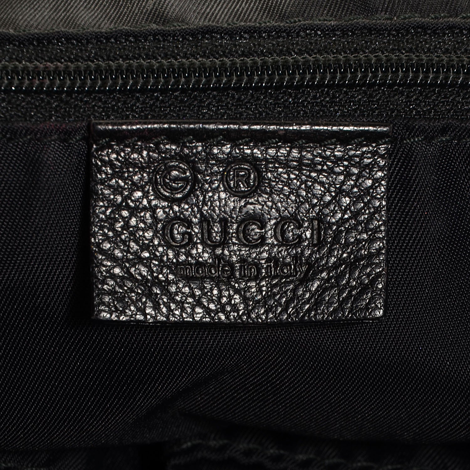 Gucci Guccissima Large Full Moon Tote Black 6 of 8