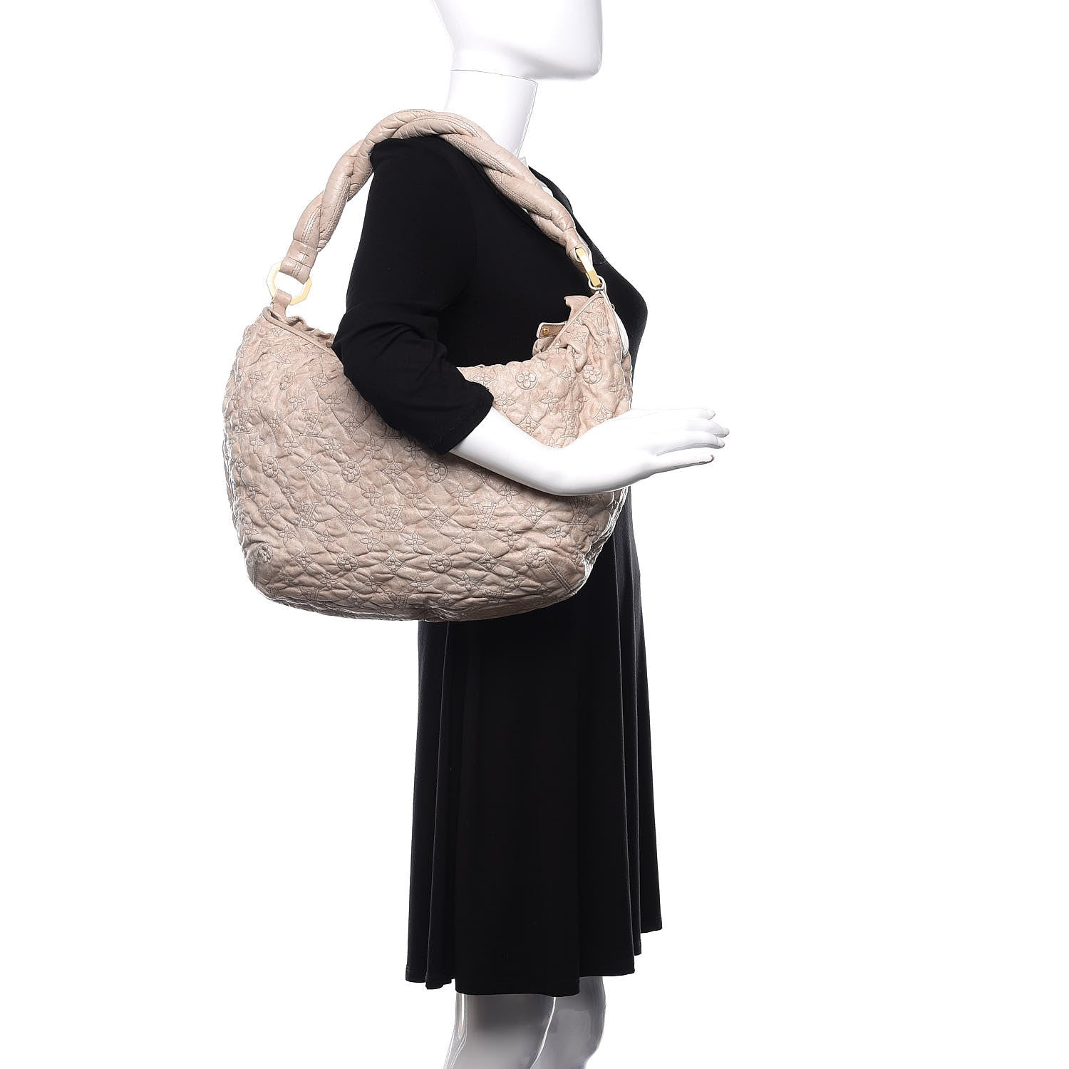 Louis Vuitton Lambskin Olympe Nimbus GM Ecru 2 of 13