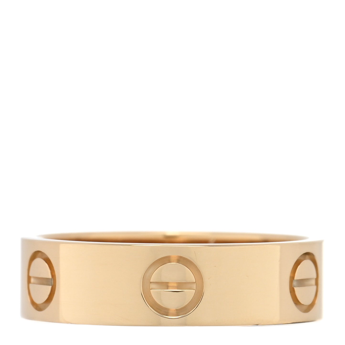 18K Yellow Gold 5.5mm LOVE Ring 56 7.75
