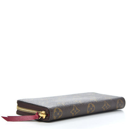 Louis Vuitton Monogram Clemence Wallet Fuchsia 4 of 7