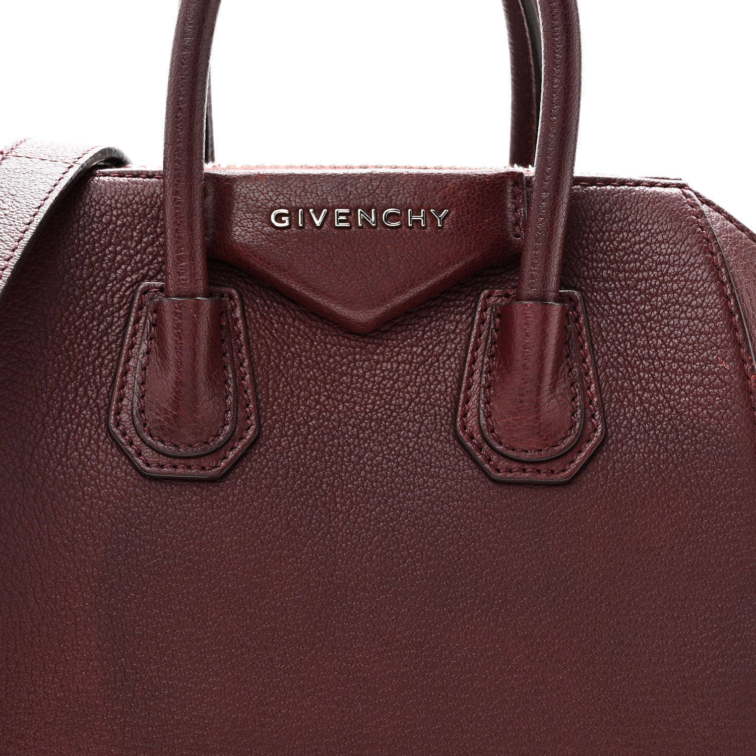 Givenchy Sugar Goatskin Mini Antigona Oxblood 8 of 9