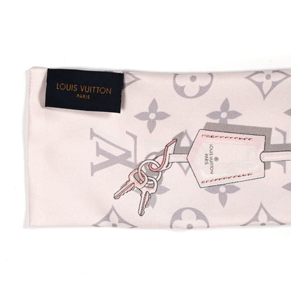 Louis Vuitton Silk Monogram Confidential Bandeau Light Pink 3 of 3