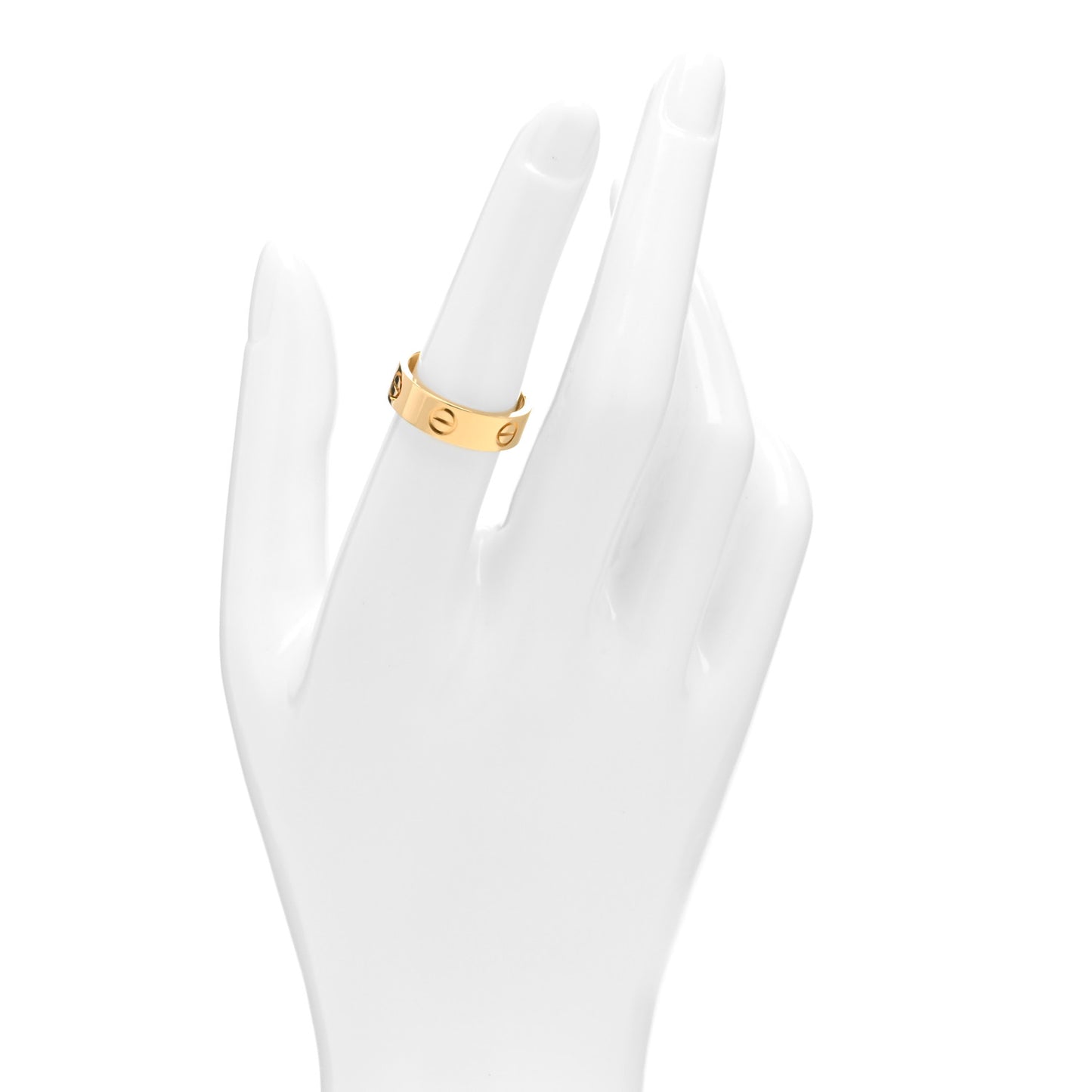 18K Yellow Gold 5.5mm LOVE Ring 53 6.5