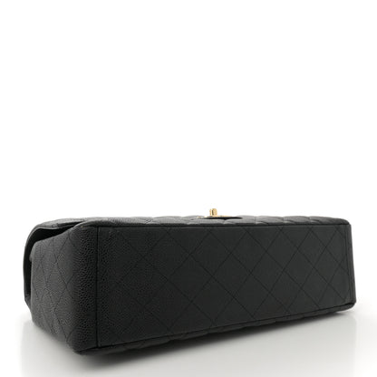 Chanel Caviar Quilted Maxi Single Flap Black 4 of 10