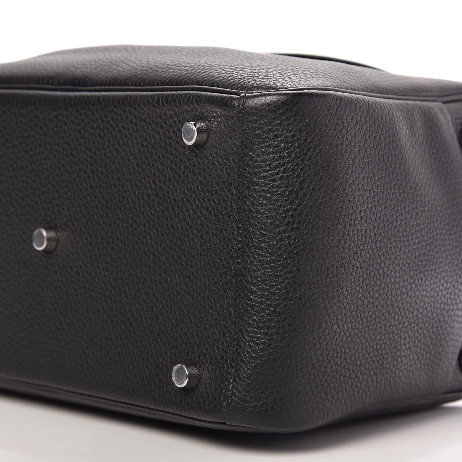 Hermes Taurillon Clemence Lindy 30 Black 7 of 11