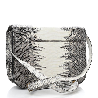 Celine Lizard Medium Classic Box Flap Bag Natural 2 of 8