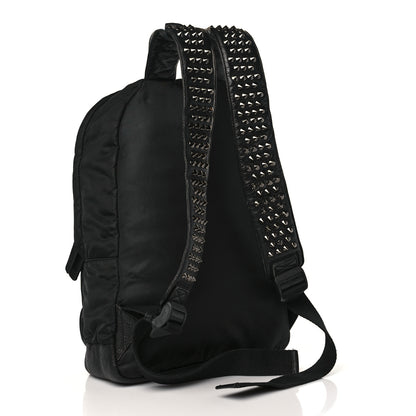 Givenchy Nylon Calfskin Studded Backpack Black 2 of 12