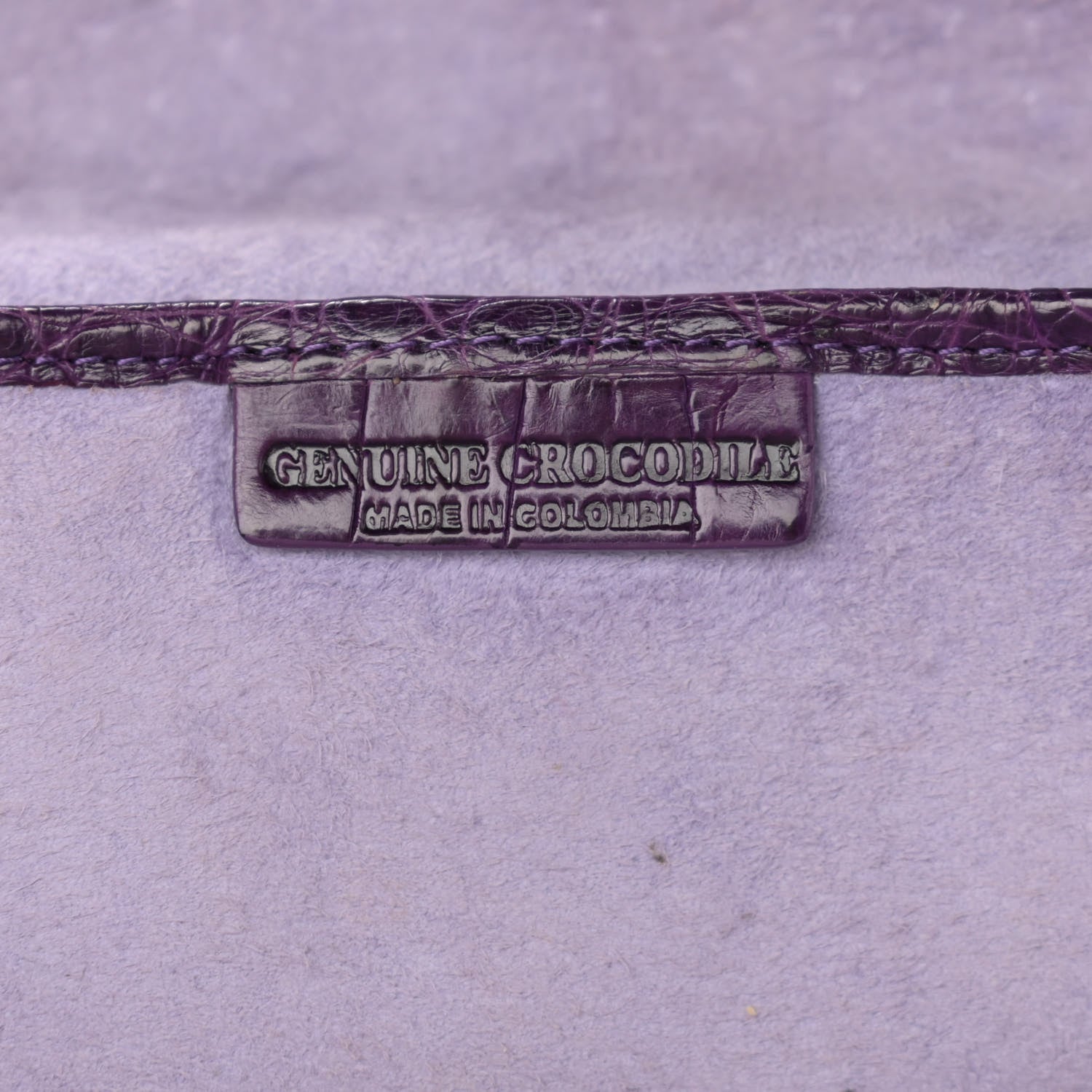 Nancy Gonzalez Crocodile Dome Satchel Purple 8 of 14