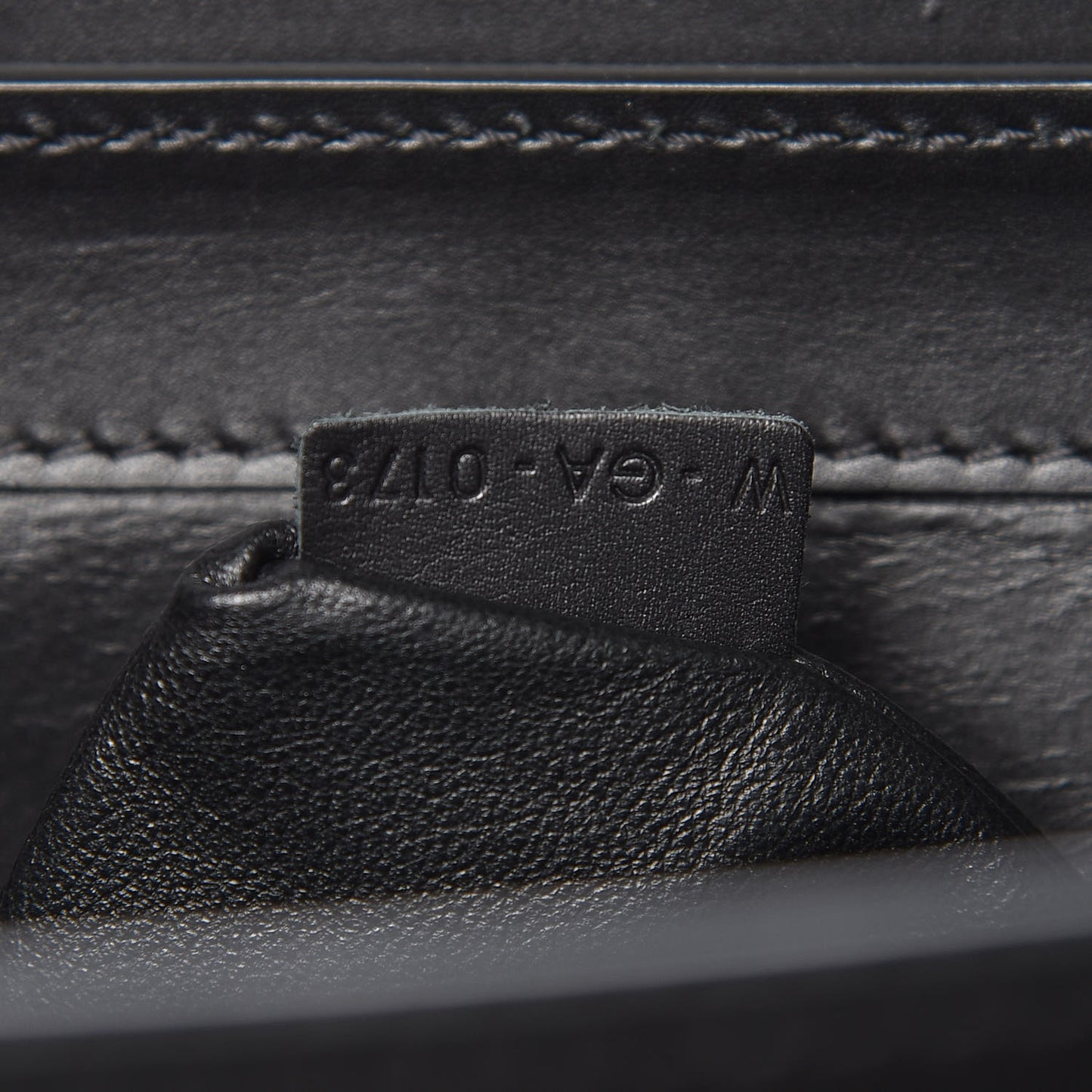 Smooth Calfskin Woven Mini Luggage Black