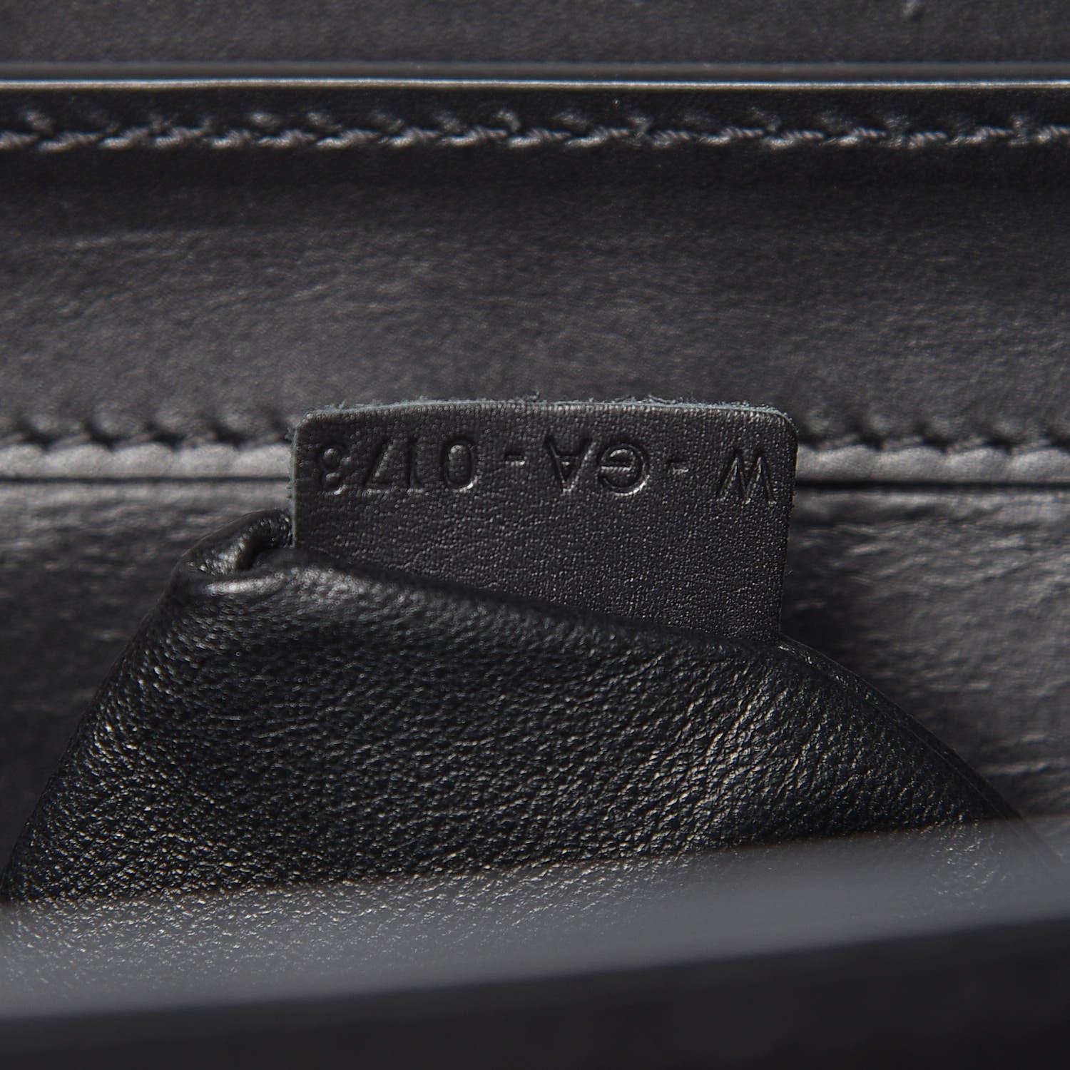 Celine Smooth Calfskin Woven Mini Luggage Black 9 of 13