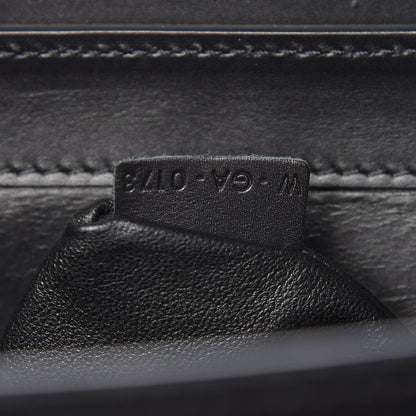 Celine Smooth Calfskin Woven Mini Luggage Black 9 of 13