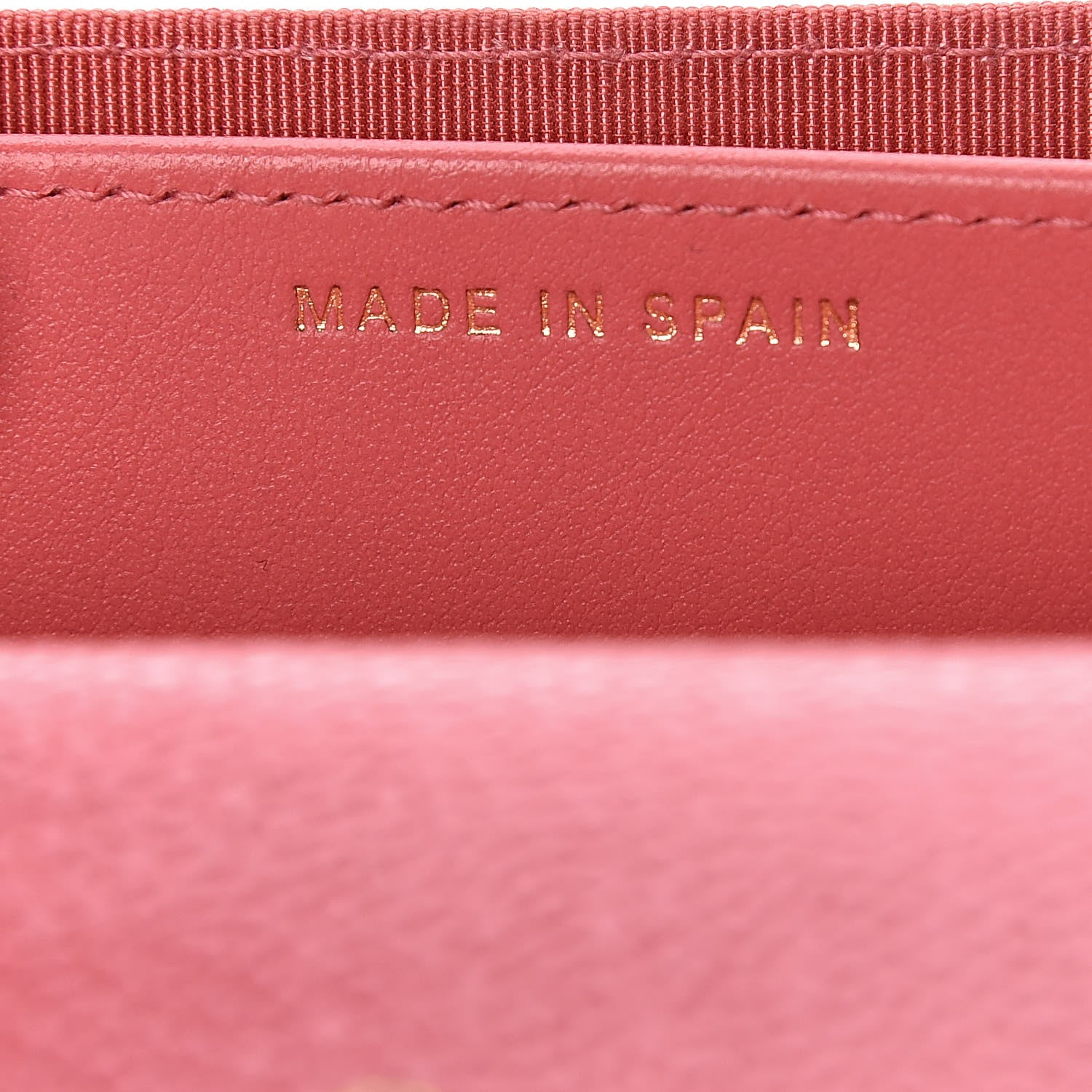 Chanel Caviar Quilted Flap Card Holder Wallet Pink 7 of 8
