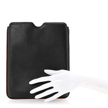 Prada Saffiano Travel iPad Sleeve Case Black 2 of 6
