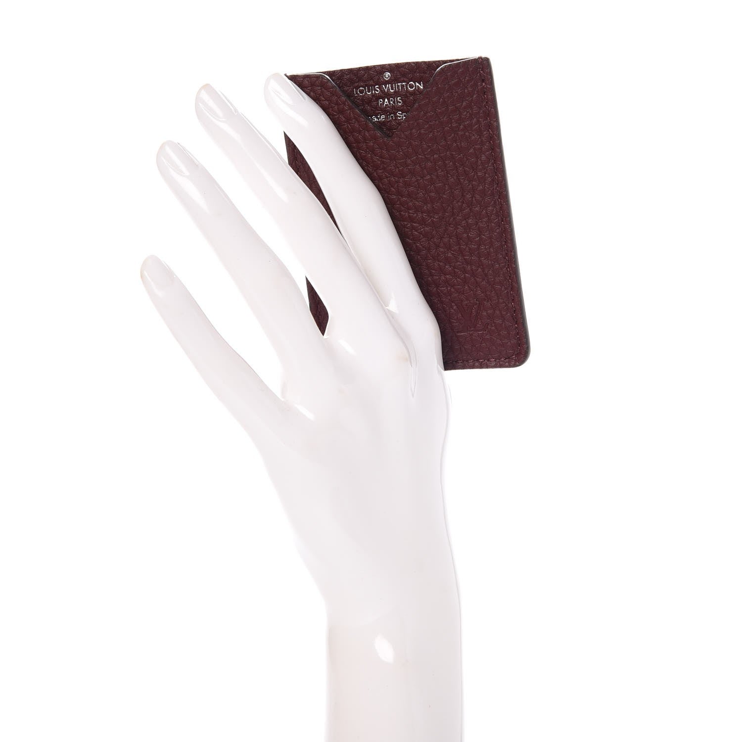 Louis Vuitton Taurillon Card Holder Bordeaux 2 of 7