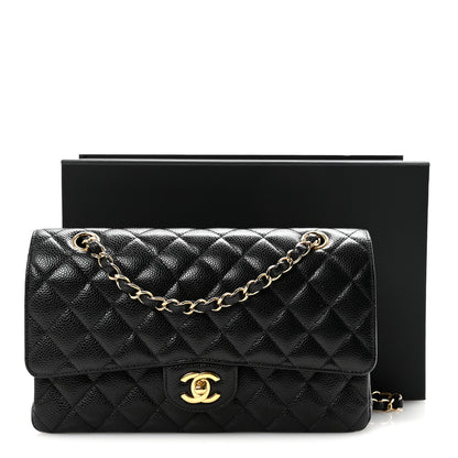 Chanel Caviar Quilted Medium Double Flap Black 11 of 11