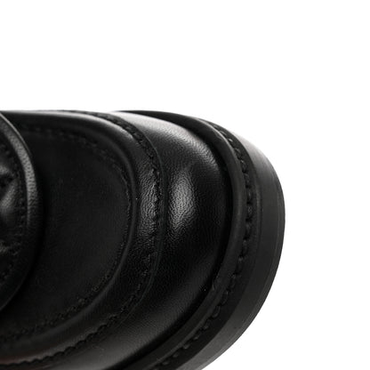 Chanel Lambskin Quilted CC Turnlock Loafers 38.5 Black 12 of 15