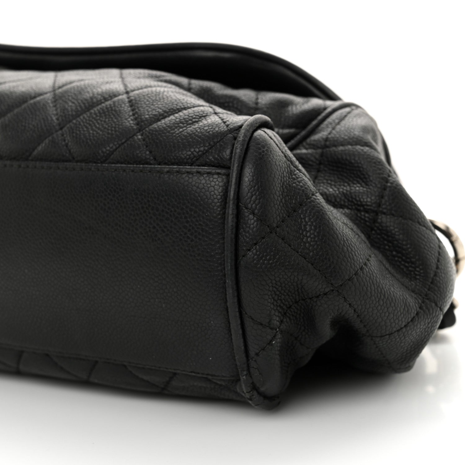 Chanel Caviar Quilted Timeless Accordion Flap Black 10 of 17