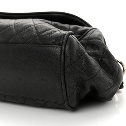 Chanel Caviar Quilted Timeless Accordion Flap Black 10 of 17