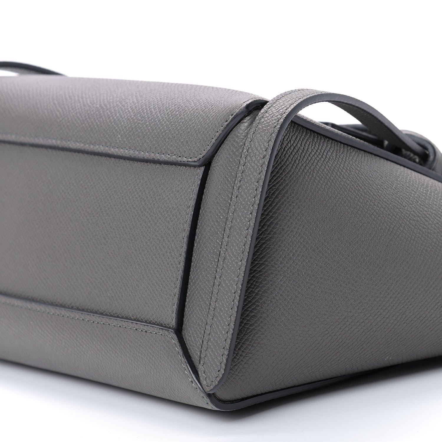 Celine Grained Calfskin Nano Belt Bag Grey 6 of 9