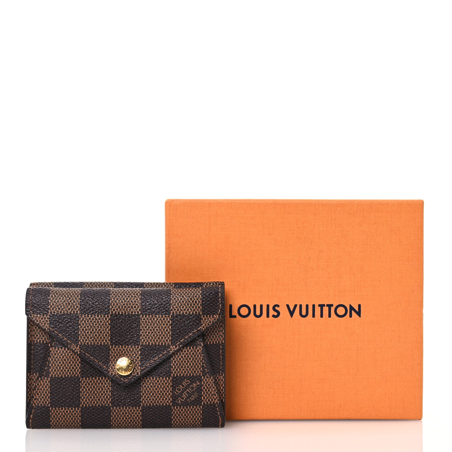 Louis Vuitton Damier Ebene Compact Origami Wallet 13 of 13